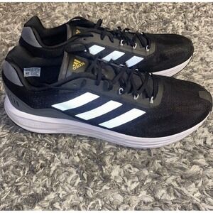 Adidas‎ Mens SL20.2 Trail Running Shoe, Black/White/Gray, sz 13